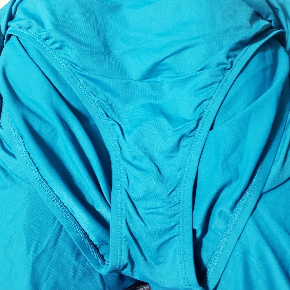 Sz 10 La Blanca Island Goddess Ruffle Swim Skirt - Picture 11 of 16